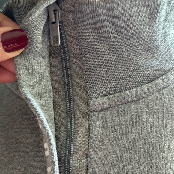 PINK Victoria's Secret Gray and White Cowl Neck Sweater - Picture 4 of 7